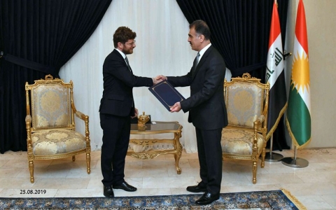 القنصل العام الفرنسي الجديد يبدأ مهام عمله في إقليم كوردستان